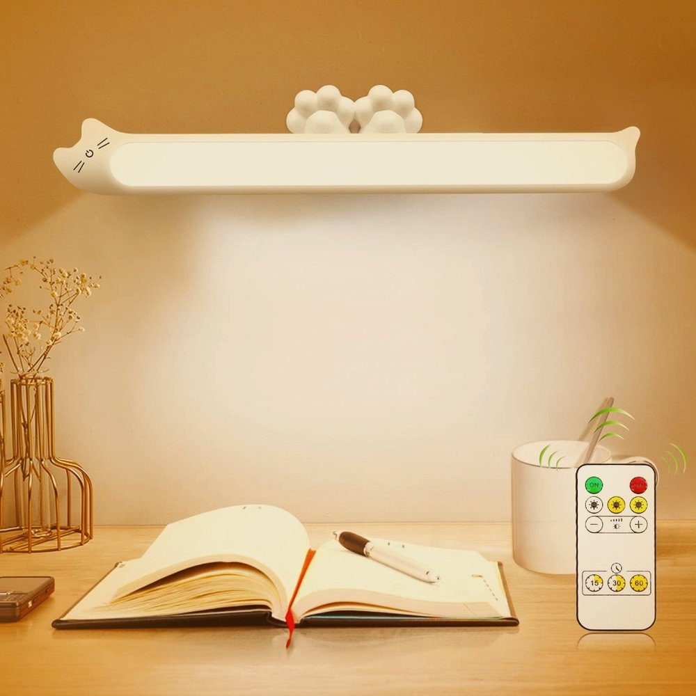 LED Desk Lamp, Cordless Battery Operated Bar, 5W Touch Control Dimmable